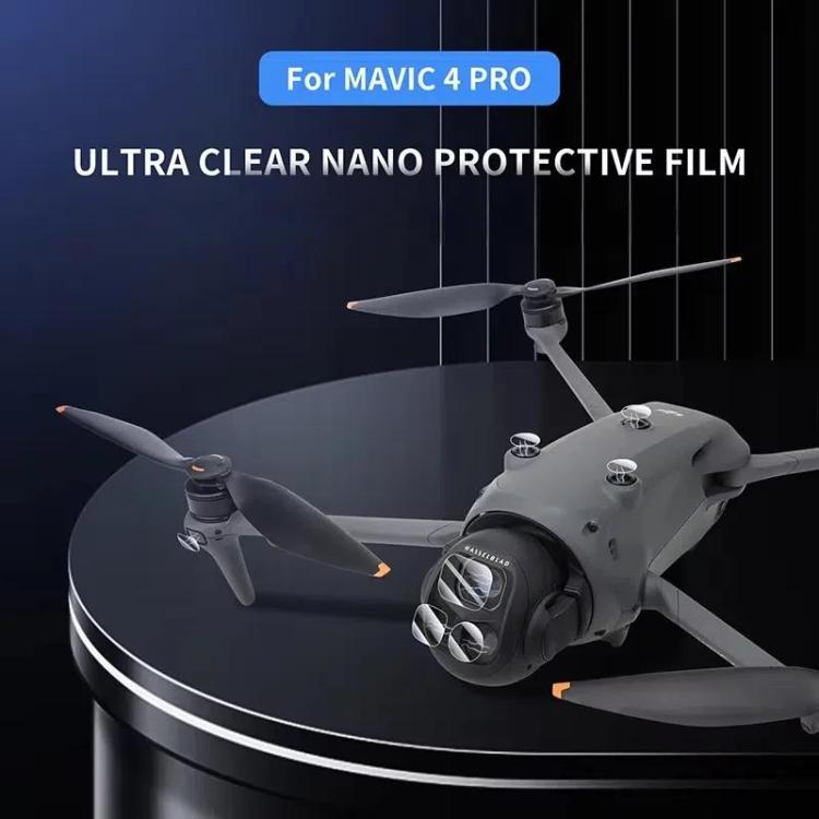 CQT Nano Coating Protective Film for DJI Mavic 4 Pro Lens & Sensor Screen Protector with Hot Air Blower Kit, Screen Film CQT Nano Coating Protective Film for DJI Mavic 4 Pro Lens & Sensor Screen Protector with Hot Air Blower Kit, Screen Film